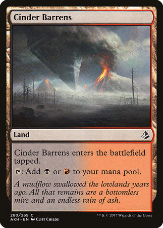 Cinder Barrens [Amonkhet] | Exor Games New Glasgow