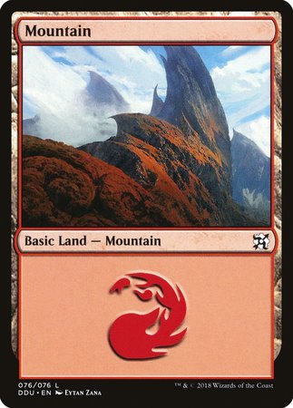 Mountain (76) [Duel Decks: Elves vs. Inventors] | Exor Games New Glasgow