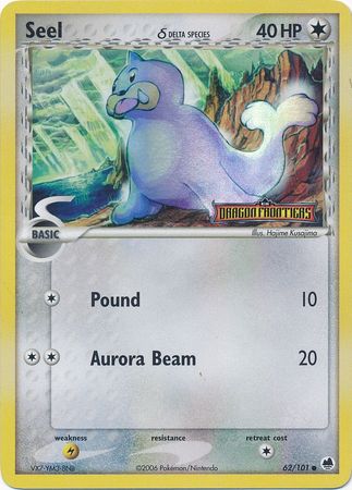 Seel (62/101) (Delta Species) (Stamped) [EX: Dragon Frontiers] | Exor Games New Glasgow