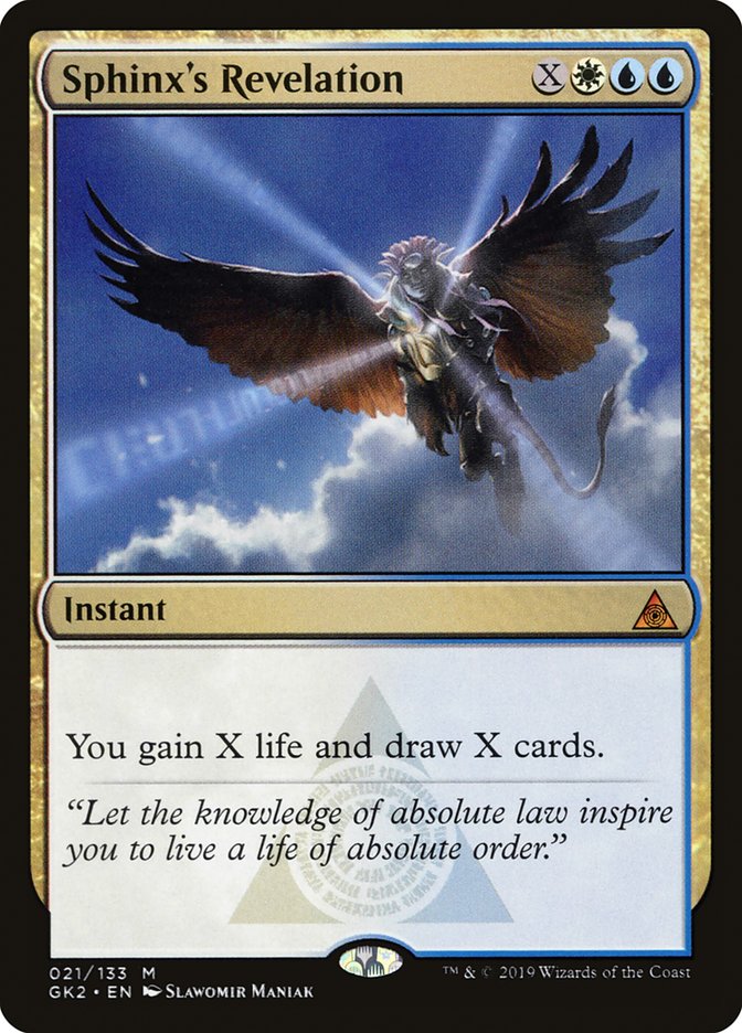 Sphinx's Revelation [Ravnica Allegiance Guild Kit] | Exor Games New Glasgow