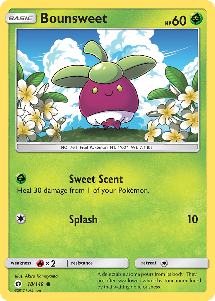 Bounsweet (18/149) [Sun & Moon: Base Set] | Exor Games New Glasgow