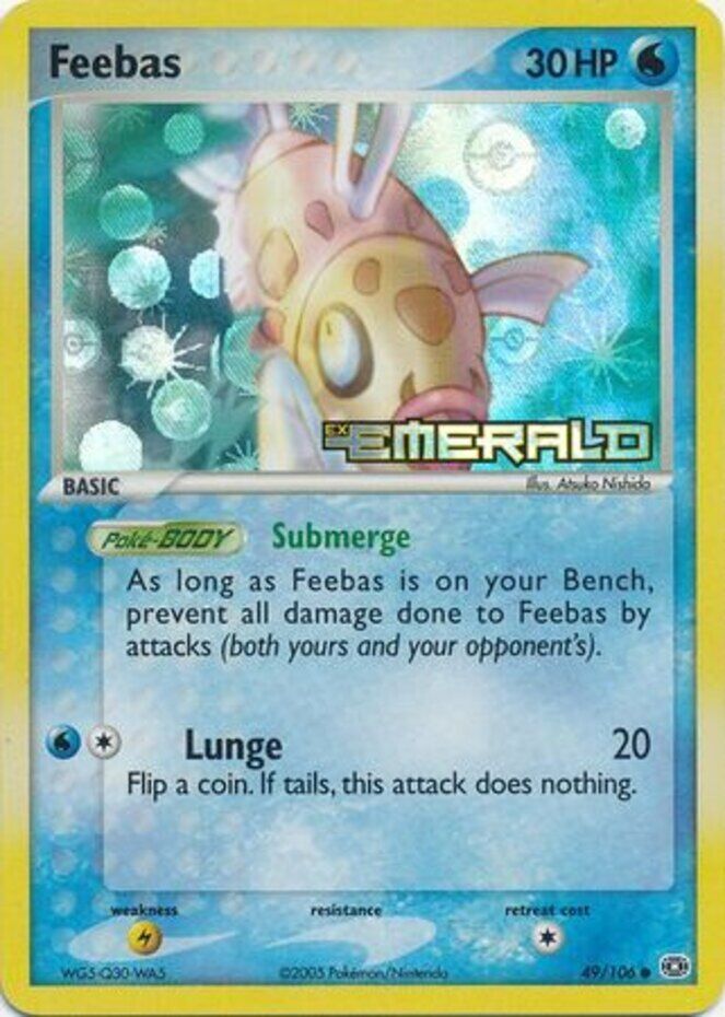 Feebas (49/106) (Stamped) [EX: Emerald] | Exor Games New Glasgow