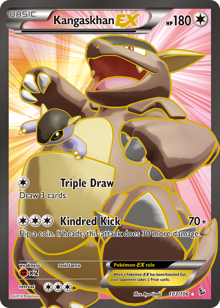 Kangaskhan EX (103/106) [XY: Flashfire] | Exor Games New Glasgow