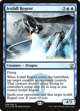 Icefall Regent [Dragons of Tarkir Promos] | Exor Games New Glasgow