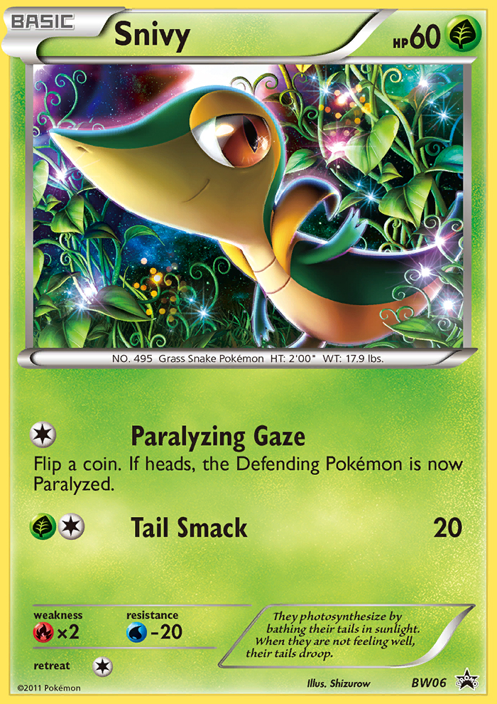 Snivy (BW06) [Black & White: Black Star Promos] | Exor Games New Glasgow