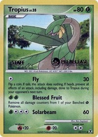 Tropius (52/111) (Staff Prerelease Promo) [Nintendo: Black Star Promos] | Exor Games New Glasgow