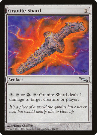 Granite Shard [Mirrodin] | Exor Games New Glasgow