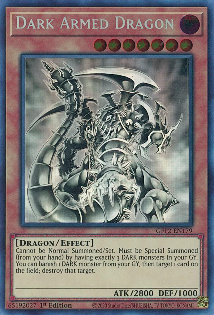 Dark Armed Dragon [GFP2-EN179] Ghost Rare | Exor Games New Glasgow