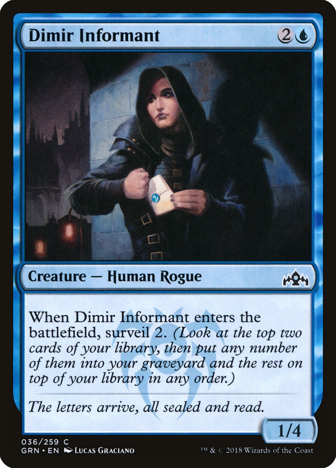 Dimir Informant [Guilds of Ravnica] | Exor Games New Glasgow