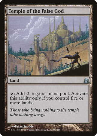 Temple of the False God [Commander 2011] | Exor Games New Glasgow