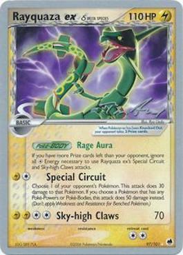 Rayquaza ex (97/101) (Delta Species) (Legendary Ascent - Tom Roos) [World Championships 2007] | Exor Games New Glasgow