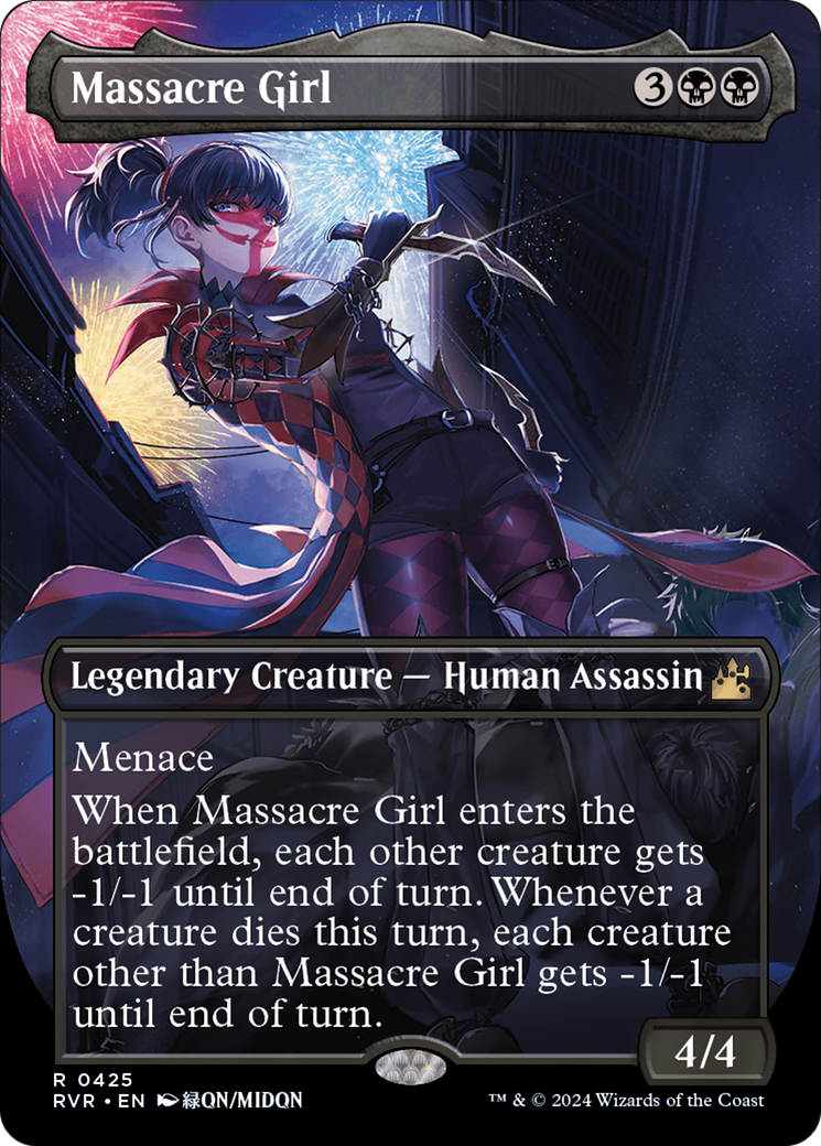 Massacre Girl (Anime Borderless) [Ravnica Remastered] | Exor Games New Glasgow