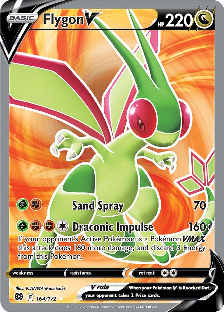 Flygon V (164/172) [Sword & Shield: Brilliant Stars] | Exor Games New Glasgow