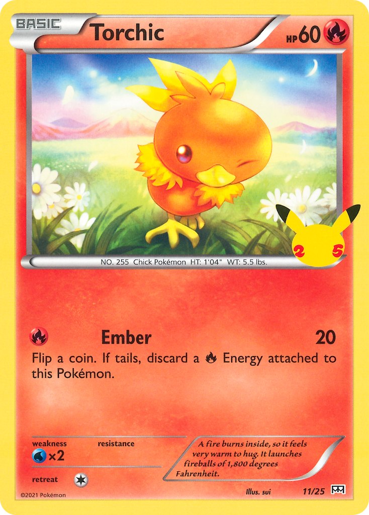 Torchic (11/25) [McDonald's 25th Anniversary] | Exor Games New Glasgow