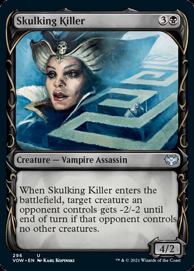 Skulking Killer (Showcase Fang Frame) [Innistrad: Crimson Vow] | Exor Games New Glasgow