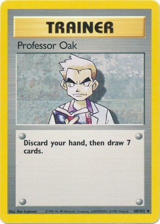 Professor Oak (88/102) [Base Set Unlimited] | Exor Games New Glasgow