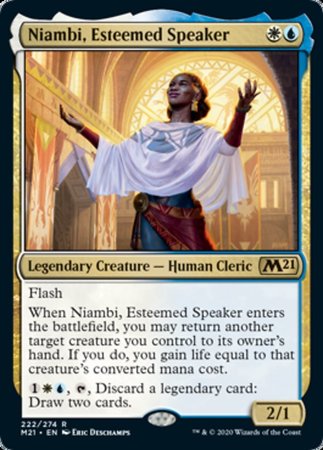 Niambi, Esteemed Speaker [Core Set 2021] | Exor Games New Glasgow