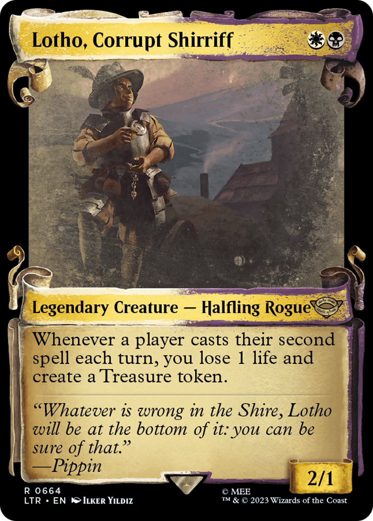 Lotho, Corrupt Shirriff [The Lord of the Rings: Tales of Middle-Earth Showcase Scrolls] | Exor Games New Glasgow