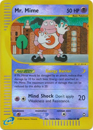 Mr Mime (95b/147) [Aquapolis] | Exor Games New Glasgow