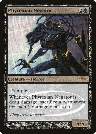 Phyrexian Negator [Judge Gift Cards 2004] | Exor Games New Glasgow