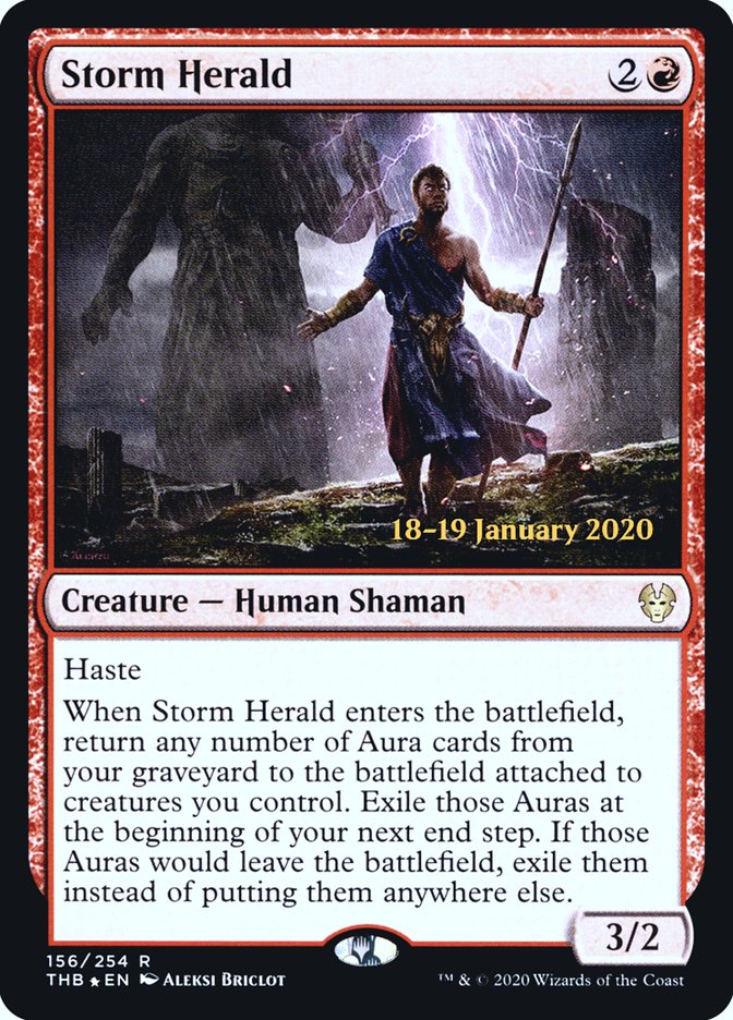 Storm Herald [Theros Beyond Death Prerelease Promos] | Exor Games New Glasgow