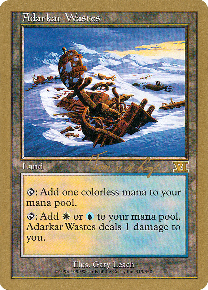 Adarkar Wastes (Tom van de Logt) [World Championship Decks 2000] | Exor Games New Glasgow