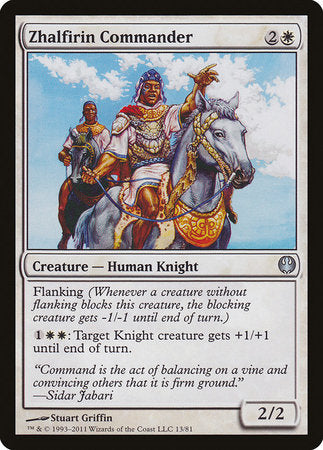 Zhalfirin Commander [Duel Decks: Knights vs. Dragons] | Exor Games New Glasgow