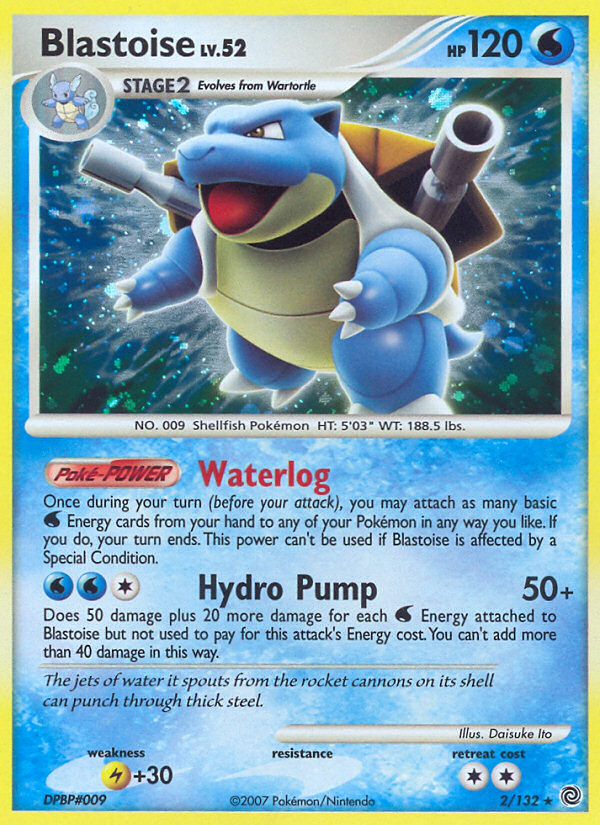 Blastoise (2/132) [Diamond & Pearl: Secret Wonders] | Exor Games New Glasgow