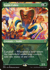 Lotus Cobra (Showcase) [Zendikar Rising] | Exor Games New Glasgow