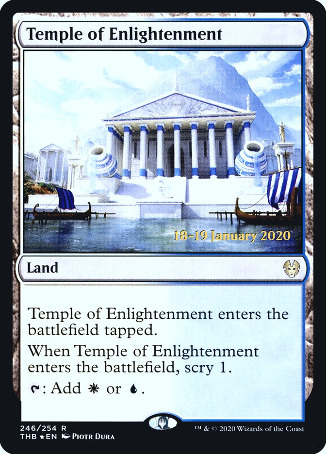 Temple of Enlightenment [Theros Beyond Death Prerelease Promos] | Exor Games New Glasgow