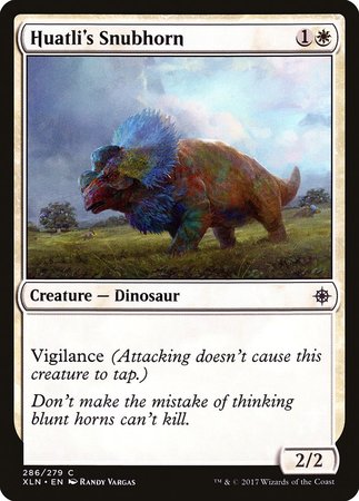 Huatli's Snubhorn [Ixalan] | Exor Games New Glasgow