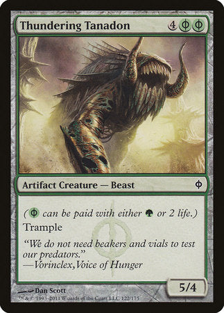 Thundering Tanadon [New Phyrexia] | Exor Games New Glasgow