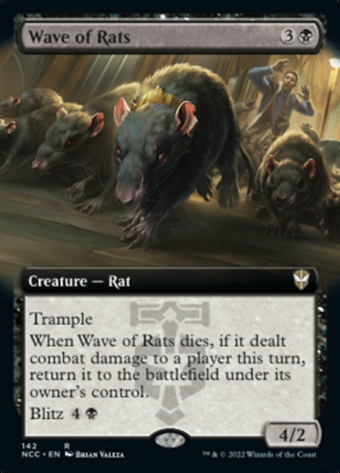 Wave of Rats (Extended Art) [Streets of New Capenna Commander] | Exor Games New Glasgow