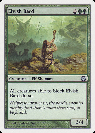 Elvish Bard [Ninth Edition] | Exor Games New Glasgow