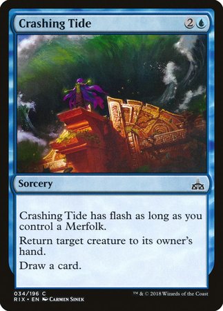 Crashing Tide [Rivals of Ixalan] | Exor Games New Glasgow