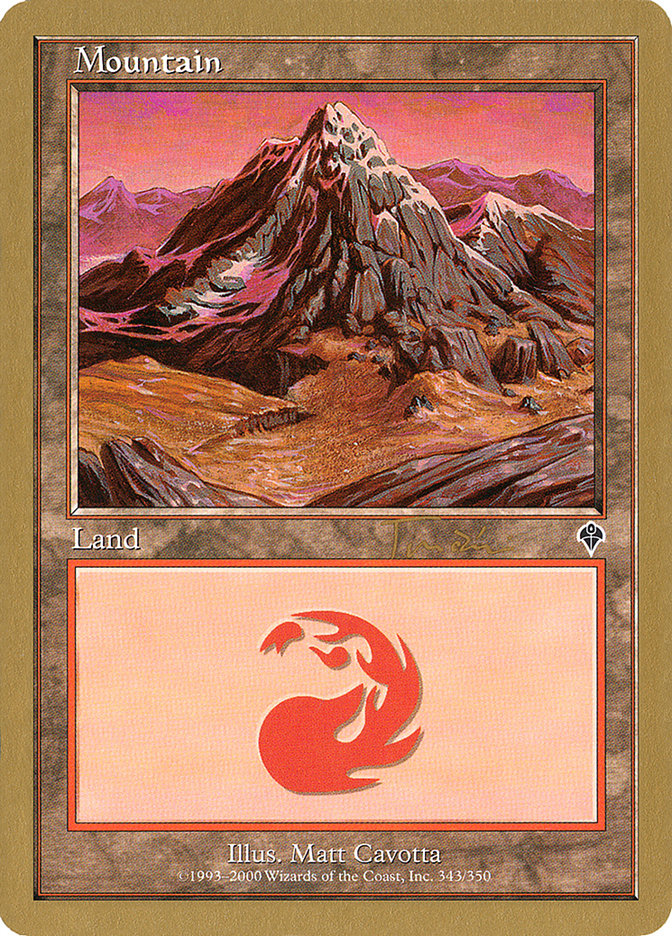 Mountain (jt343a) (Jan Tomcani) (INV) [World Championship Decks 2001] | Exor Games New Glasgow