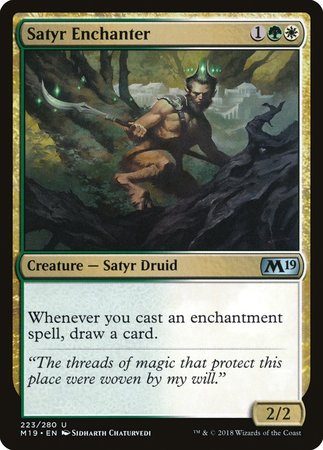 Satyr Enchanter [Core Set 2019] | Exor Games New Glasgow