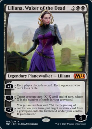 Liliana, Waker of the Dead [Core Set 2021] | Exor Games New Glasgow