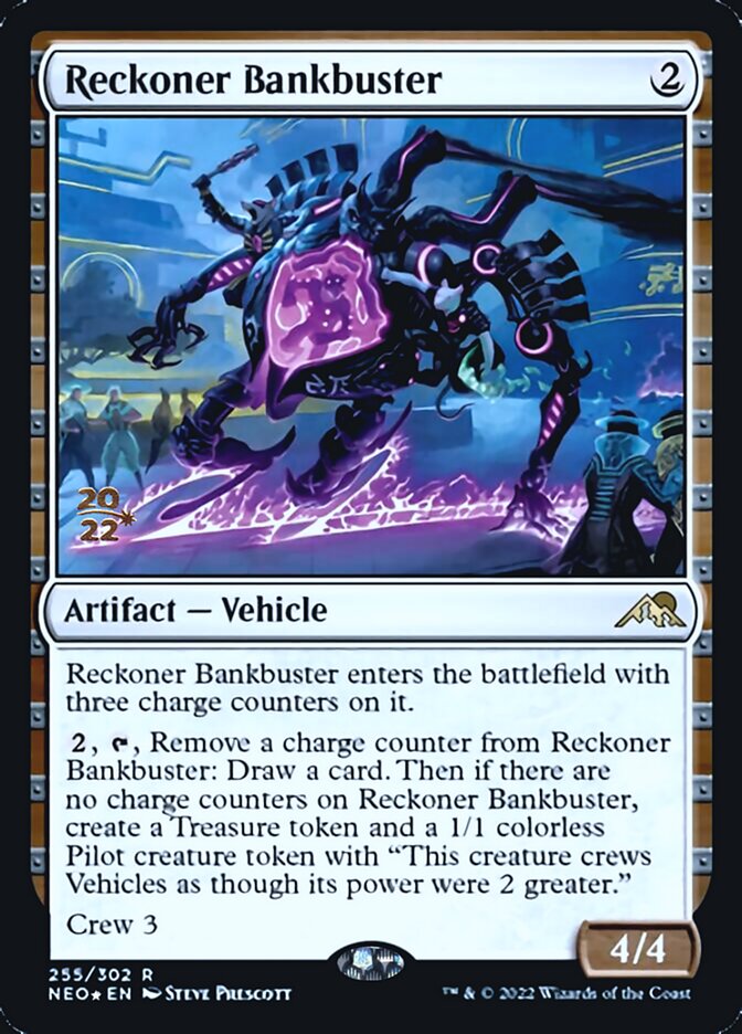 Reckoner Bankbuster [Kamigawa: Neon Dynasty Prerelease Promos] | Exor Games New Glasgow