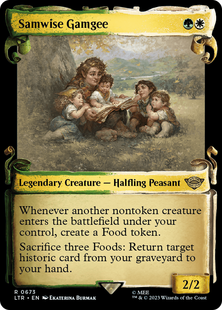 Samwise Gamgee [The Lord of the Rings: Tales of Middle-Earth Showcase Scrolls] | Exor Games New Glasgow