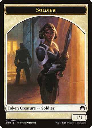 Soldier Token [Magic Origins Tokens] | Exor Games New Glasgow