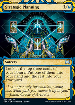 Strategic Planning (Etched Foil) [Strixhaven Mystical Archive] | Exor Games New Glasgow