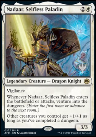 Nadaar, Selfless Paladin (Promo Pack) [Dungeons & Dragons: Adventures in the Forgotten Realms Promos] | Exor Games New Glasgow