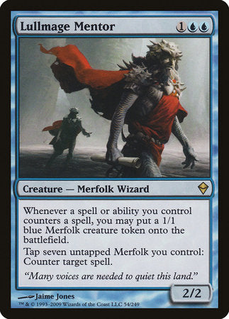 Lullmage Mentor [Zendikar] | Exor Games New Glasgow