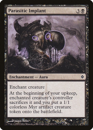 Parasitic Implant [New Phyrexia] | Exor Games New Glasgow