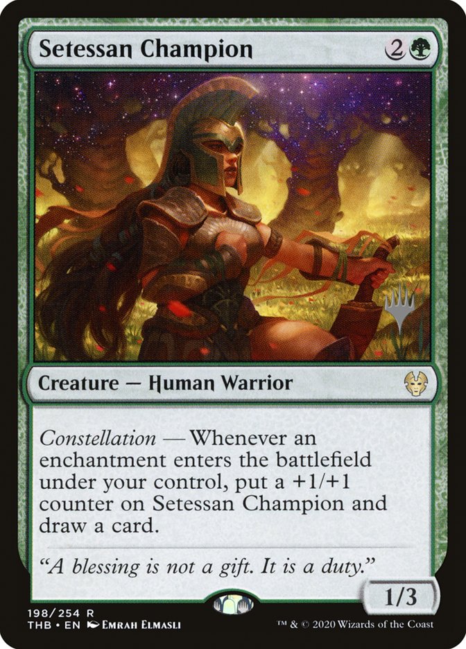 Setessan Champion (Promo Pack) [Theros Beyond Death Promos] | Exor Games New Glasgow