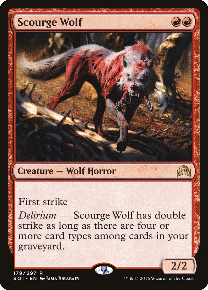 Scourge Wolf [Shadows over Innistrad] | Exor Games New Glasgow