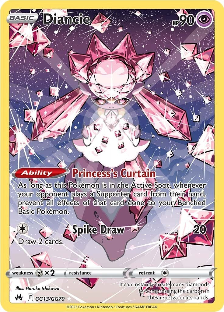 Diancie (GG13/GG70) [Sword & Shield: Crown Zenith] | Exor Games New Glasgow