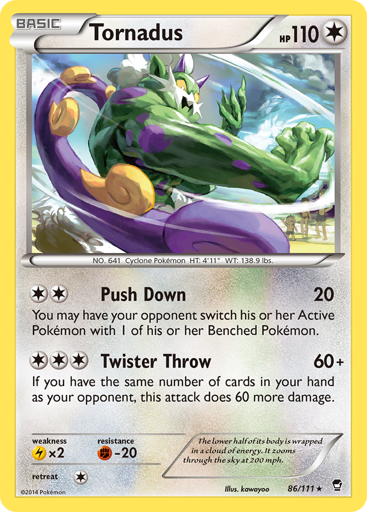 Tornadus (86/111) [XY: Furious Fists] | Exor Games New Glasgow