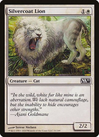 Silvercoat Lion [Magic 2011] | Exor Games New Glasgow